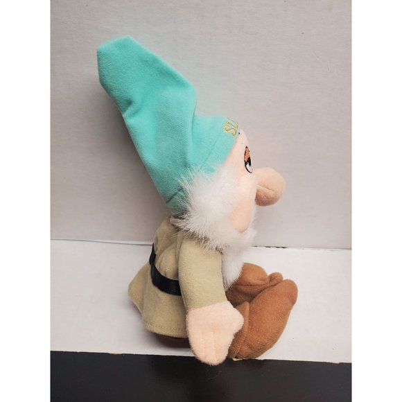 9 Inch Disney Sleepy Bean Bag Plush from Snow White and the Seven Dwarfs - Picture 4 of 8